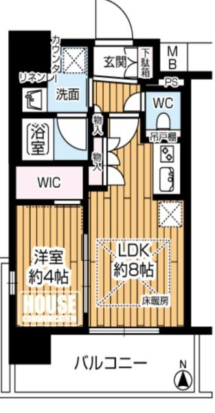 プレサンスロジェ天王寺勝山 間取図・土地図
