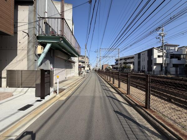 堺市堺区北向陽町2丁　A号地　中古戸建 現地写真（前面道路含む現地写真）