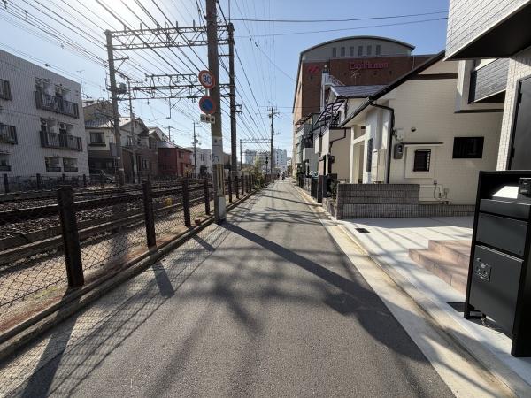堺市堺区北向陽町2丁　A号地　中古戸建 現地写真（前面道路含む現地写真）