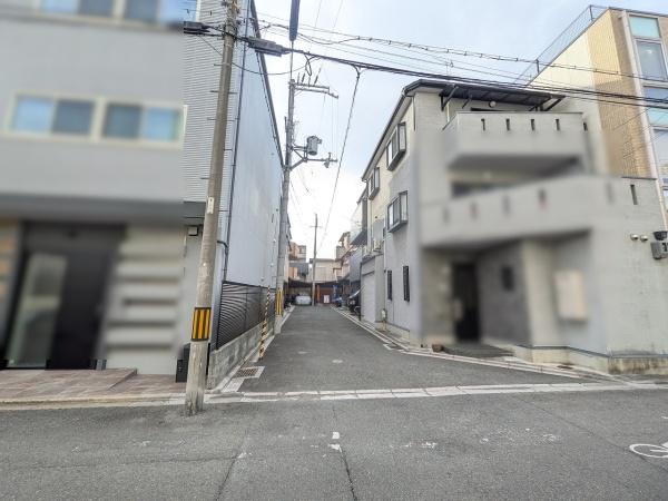 京都市中京区二条新町　中古戸建 現地写真（前面道路含む現地写真）