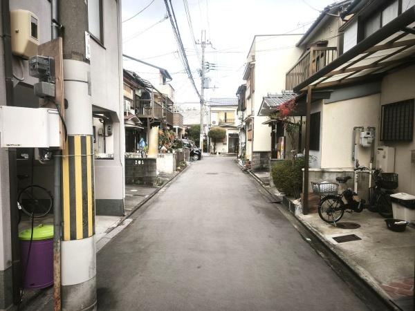 京都市下京区西七条名倉町　古家付売土地 現地写真（前面道路含む現地写真）