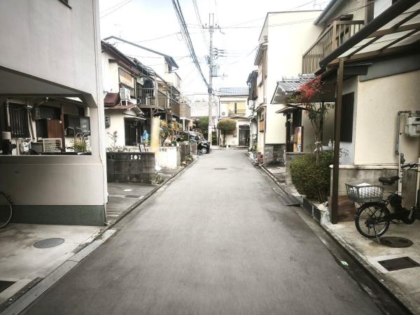 京都市下京区西七条名倉町　古家付売土地 現地写真（前面道路含む現地写真）