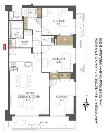 グラン・コート洛北 間取図・土地図