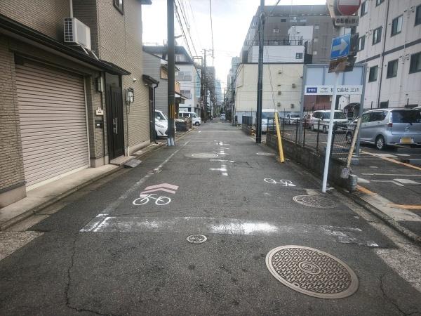 京都市下京区土橋町　建築条件無売土地 現地写真（前面道路含む現地写真）