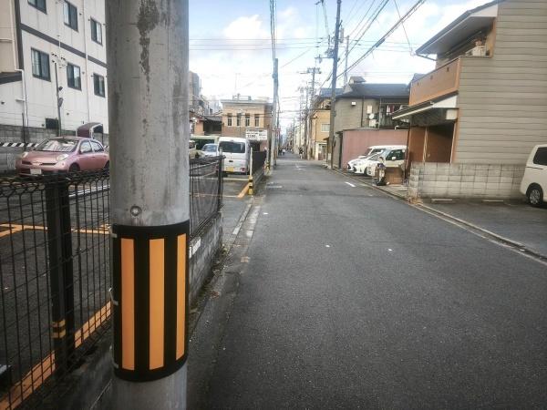 京都市下京区土橋町　建築条件無売土地 現地写真（前面道路含む現地写真）