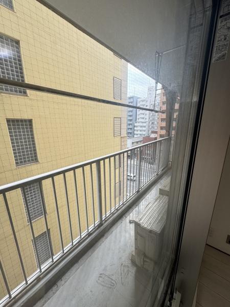天満橋筋ビューハイツ 現地写真（バルコニー）