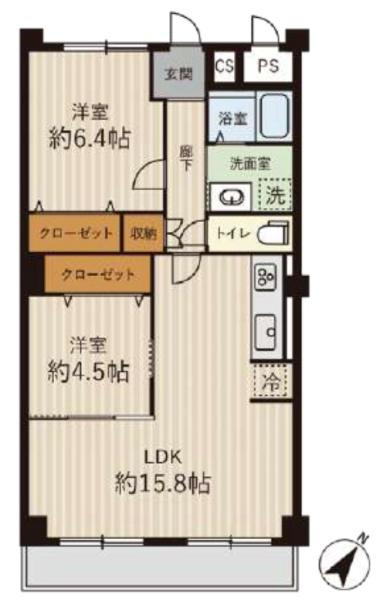 トーカンマンション帝塚山 間取図・土地図