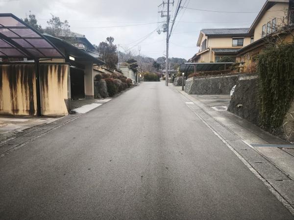 京都市右京区太秦中山町　中古戸建 現地写真（前面道路含む現地写真）