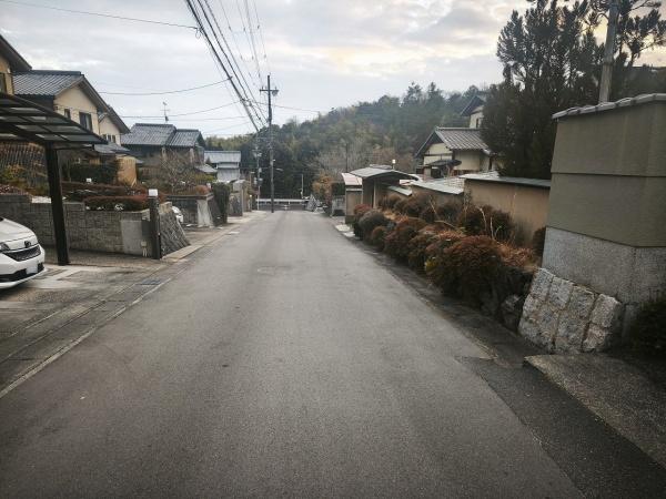 京都市右京区太秦中山町　中古戸建 現地写真（前面道路含む現地写真）