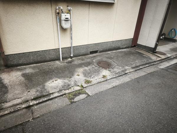 京都市右京区山ノ内苗町　建築条件無売土地 現地写真