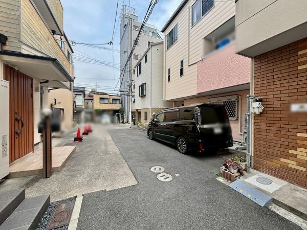 大阪市東住吉区田辺1丁目　中古戸建 現地写真（前面道路含む現地写真）