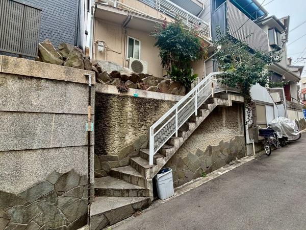 大阪市阿倍野区北畠3丁目　中古戸建 現地写真（前面道路含む現地写真）