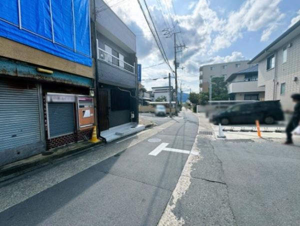 京都市右京区太秦乾町　建築条件無売土地 現地写真（前面道路含む現地写真）