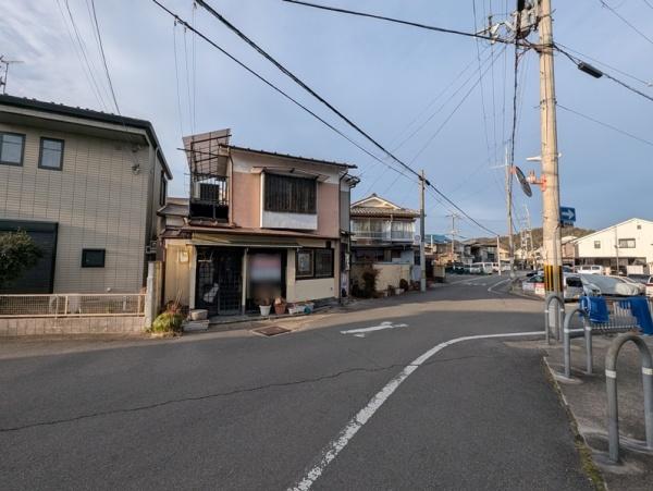 京都市北区大宮上ノ岸町　古家付売土地 現地写真（前面道路含む現地写真）
