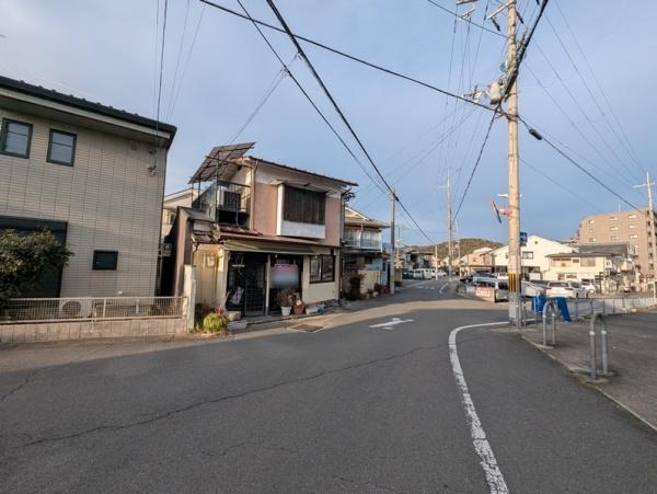 京都市北区大宮上ノ岸町　古家付売土地 現地写真（前面道路含む現地写真）