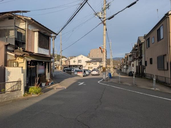 京都市北区大宮上ノ岸町　古家付売土地 現地写真（前面道路含む現地写真）