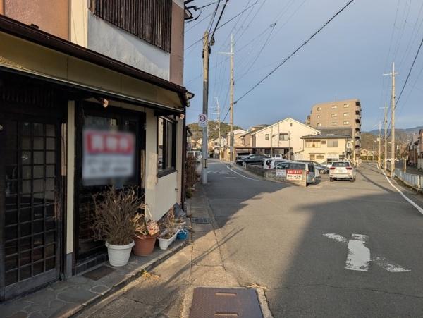 京都市北区大宮上ノ岸町　古家付売土地 現地写真（前面道路含む現地写真）