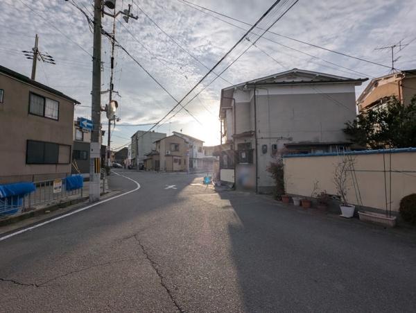 京都市北区大宮上ノ岸町　古家付売土地 現地写真（前面道路含む現地写真）