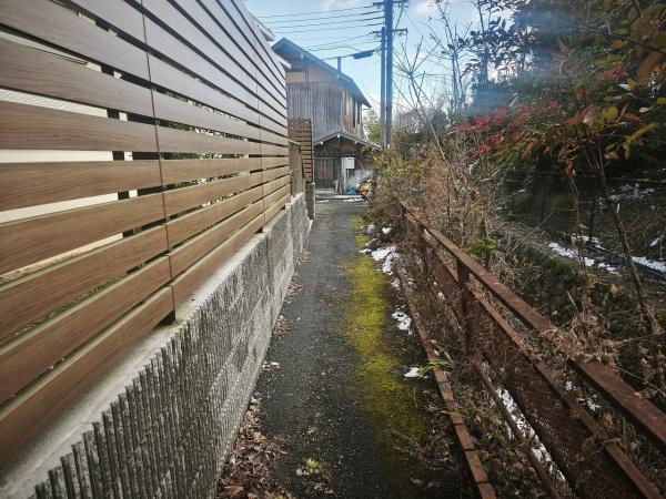 京都市右京区龍安寺池ノ下町　中古戸建 現地写真（前面道路含む現地写真）