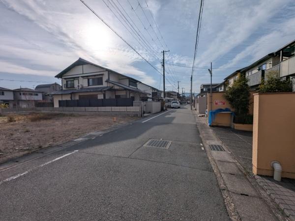 京都市北区上賀茂池端町　建築条件無売土地 現地写真（前面道路含む現地写真）