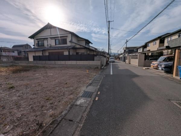 京都市北区上賀茂池端町　建築条件無売土地 現地写真（前面道路含む現地写真）
