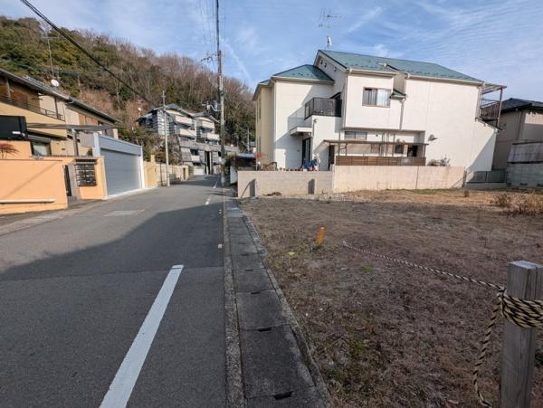京都市北区上賀茂池端町　建築条件無売土地 現地写真（前面道路含む現地写真）
