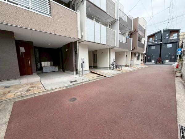 大阪市西成区花園南1丁目　中古戸建 現地写真（前面道路含む現地写真）
