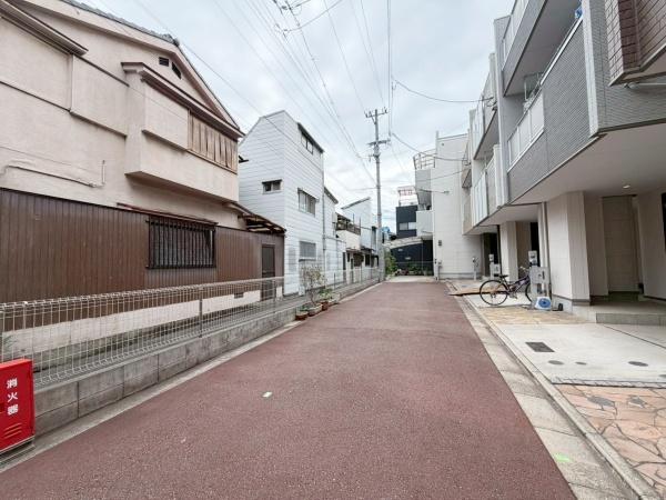 大阪市西成区花園南1丁目　中古戸建 現地写真（前面道路含む現地写真）