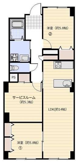 ドルミ新淀川15番館 間取図・土地図