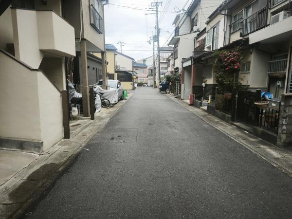 京都市右京区太秦面影町　中古戸建 現地写真（前面道路含む現地写真）