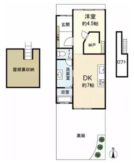 京都府京都市下京区西七条西八反田町 間取図・土地図