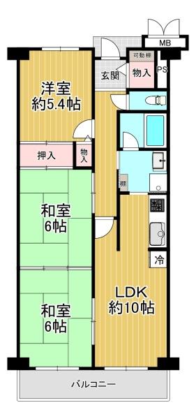 ルネ住之江 間取図・土地図