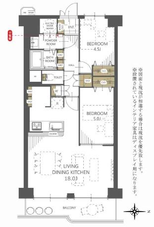 マンハイム五条 間取図・土地図