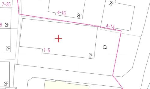 京都市北区大宮玄琢北東町　古家付売土地 間取図・土地図