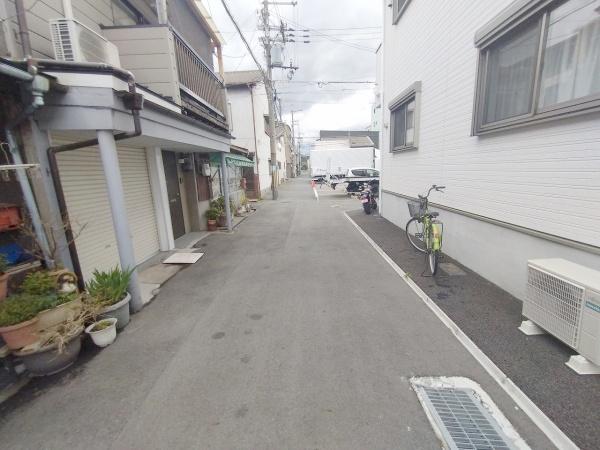 大阪市大正区南恩加島6丁目　中古戸建 現地写真（前面道路含む現地写真）
