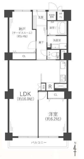 夕陽ケ丘スカイハイツ 間取図・土地図