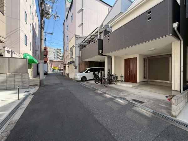 大阪府大阪市天王寺区空清町 現地写真（前面道路含む現地写真）