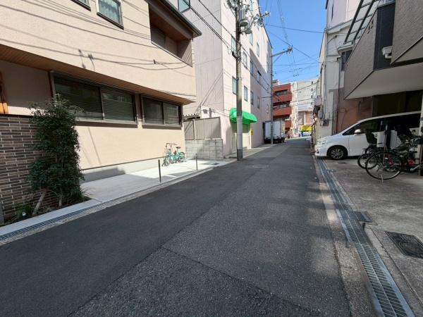 大阪府大阪市天王寺区空清町 現地写真（前面道路含む現地写真）