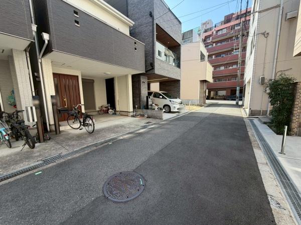 大阪府大阪市天王寺区空清町 現地写真（前面道路含む現地写真）