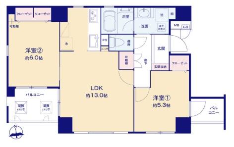 ベル・アーバニティ同心 間取図・土地図