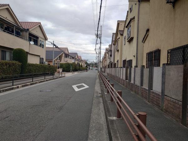 藤井寺市小山8丁目　中古戸建 現地写真（前面道路含む現地写真）