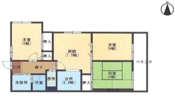 シャルム四条大宮 間取図・土地図