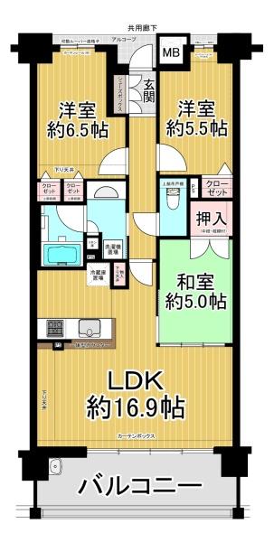 ディモア城東シティ 間取図・土地図