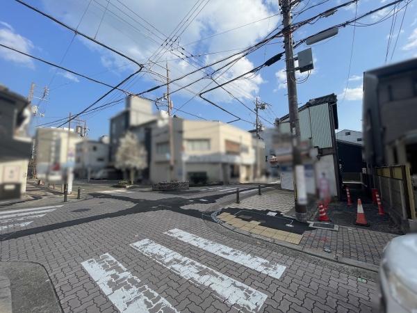 京都市南区東九条中殿田町　建築条件無売土地 現地写真（前面道路含む現地写真）