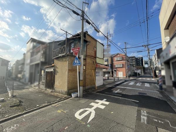 京都市南区東九条中殿田町　建築条件無売土地 現地写真（前面道路含む現地写真）
