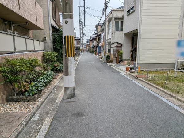 京都市左京区吉田近衛町　建築条件無売土地 現地写真（前面道路含む現地写真）
