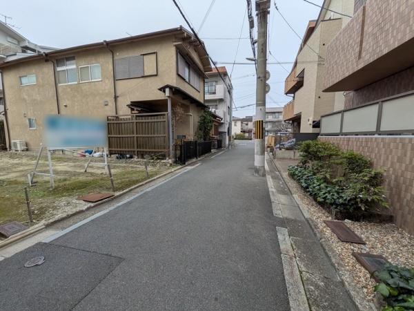 京都市左京区吉田近衛町　建築条件無売土地 現地写真（前面道路含む現地写真）