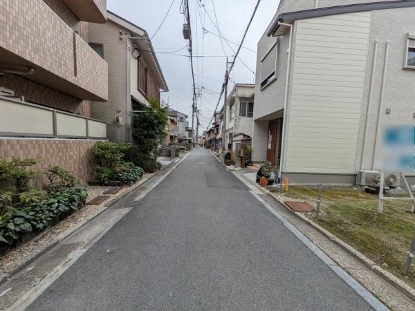 京都市左京区吉田近衛町　建築条件無売土地 現地写真（前面道路含む現地写真）