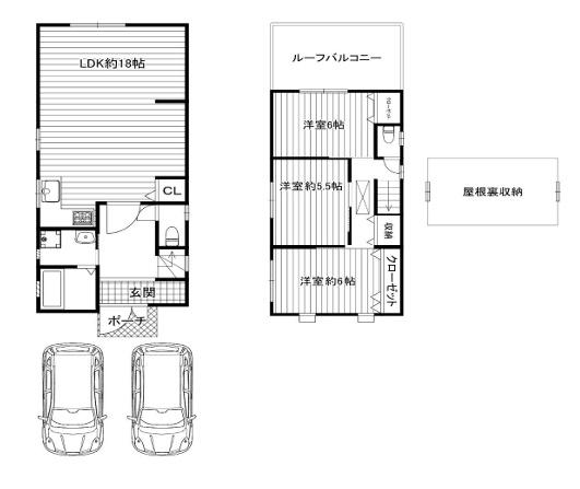 大阪府大阪市城東区東中浜７丁目 間取図・土地図