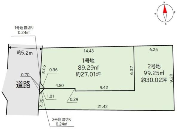 大阪府大阪市住吉区墨江３丁目 間取図・土地図
